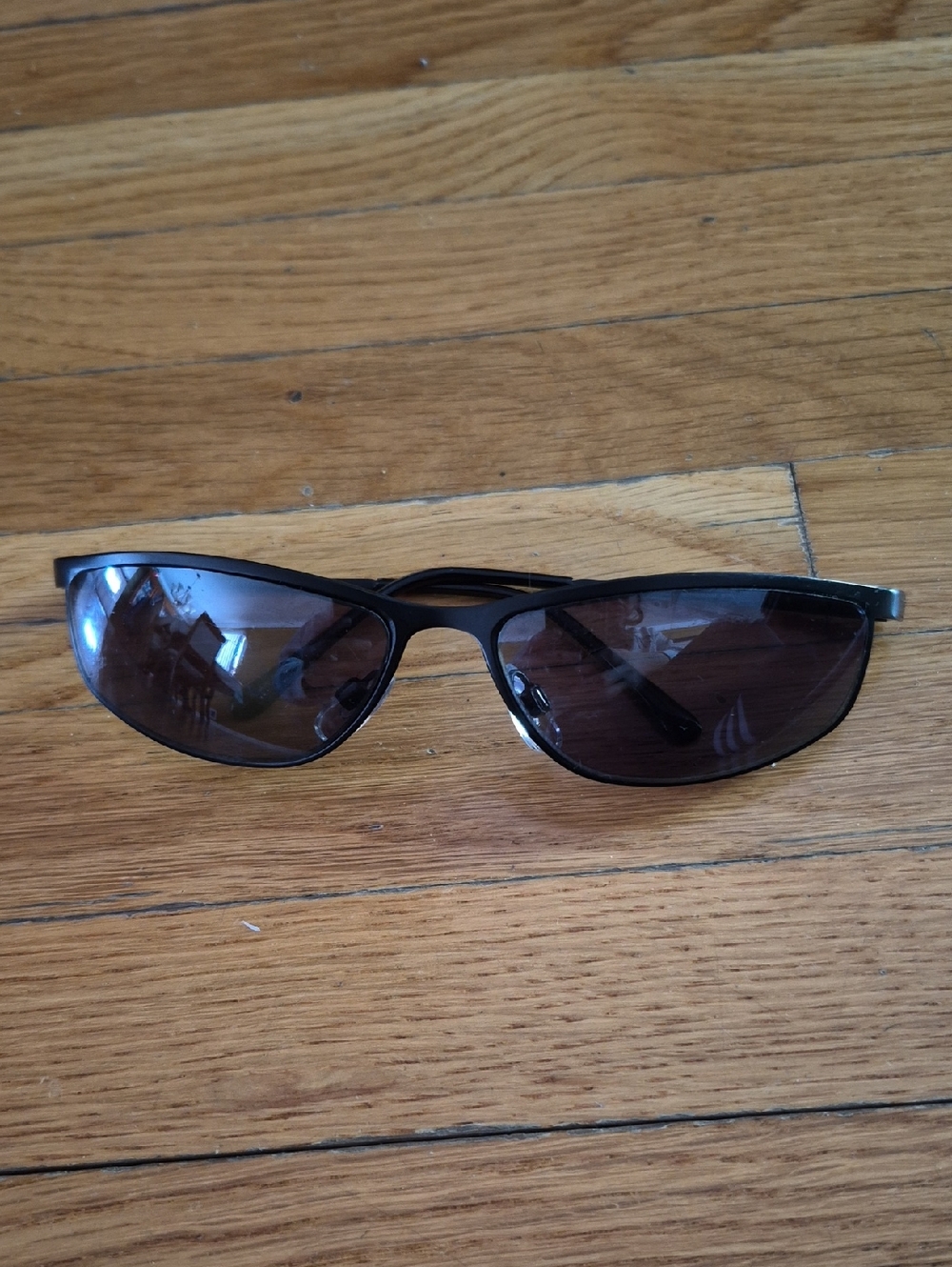 Sleek Black Sport Sunglasses - Tinted Lenses